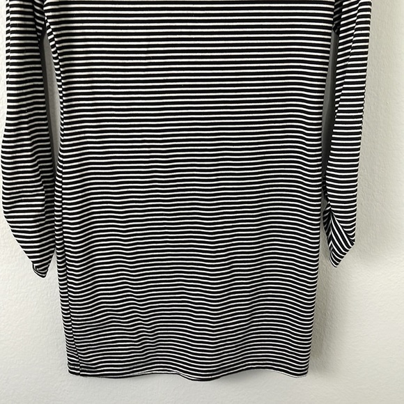 Le Lis Black and White Strip Bodycon Dress - Picture 9 of 10